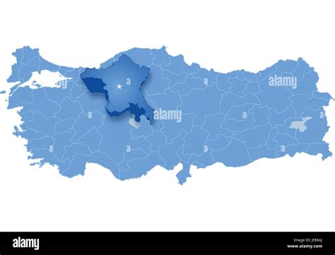 Map of Turkey, Ankara Stock Vector Image & Art - Alamy