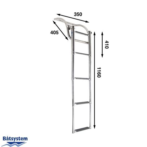 RIB Ladder Telescopic 1.16m, 5 Steps - RIB500 - Meridian Zero ...