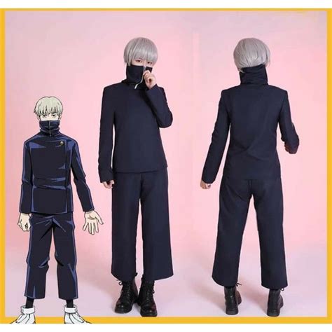 Jujutsu Kaisen Toge Inumaki Cosplay with Wig, Men's Fashion, Tops & Sets, Sets & Coordinates on ...