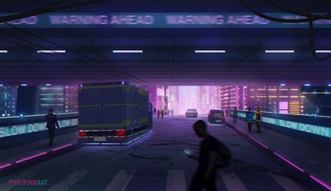 ArtStation - Street Crossing