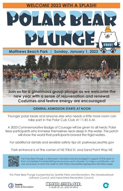 Seattle Polar Bear Plunge 2023 - Parkways