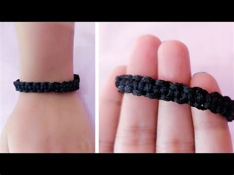 Diy Bracelet||How to make Bracelet at home||Black thread bracelet making - YouTube