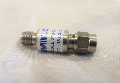 3dB 2 Watt DC-18GHZ Midwest Microwave Fixed Attenuator Used | Vintage ...