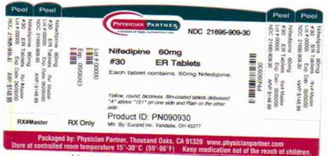 Nifedipine Information, Side Effects, Warnings and Recalls