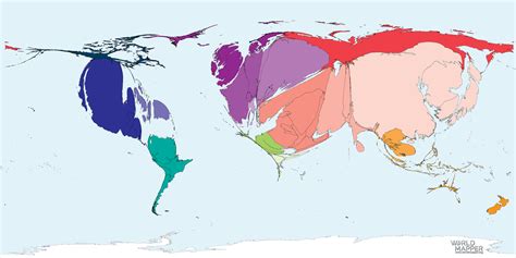 Map animation: Covid-19's spread across the world - Worldmapper