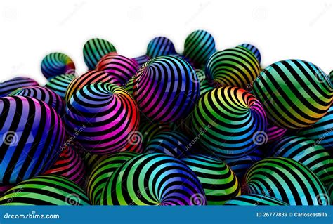 Colored balls stock illustration. Illustration of circle - 26777839