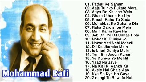 Best Of Mohammad Rafi Hit Songs | Old Hindi Superhit Songs | Evergreen ...