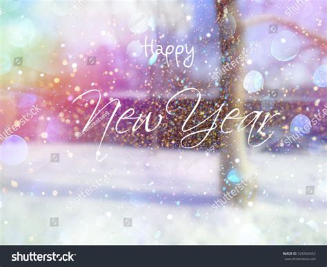 Happy New Year Greetings Card Real Stock Photo 526542652 | Shutterstock