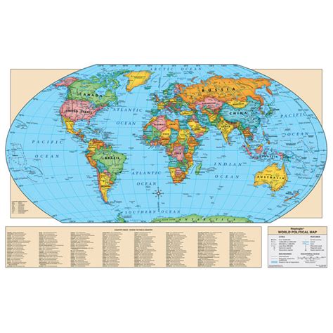 4Ft. United States Map – Laminated | Replogle Globes