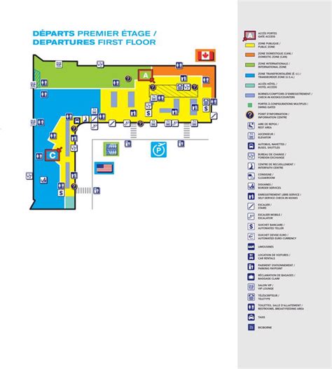 Montreal-Pierre Elliott Trudeau Airport(YUL) Terminal Maps, Shops, Restaurants, Food Court 2024