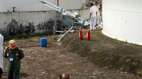 Indian Navy's pilotless aircraft crashes in Kochi