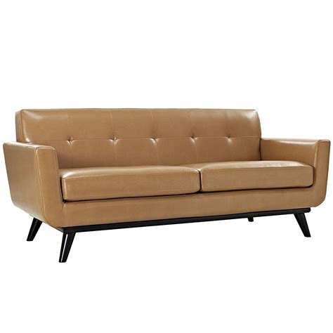 Light Brown Leather Couch - Home Furniture Design