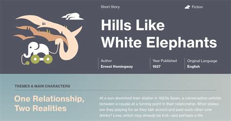 Hills Like White Elephants Things You Didnt Know | Course Hero