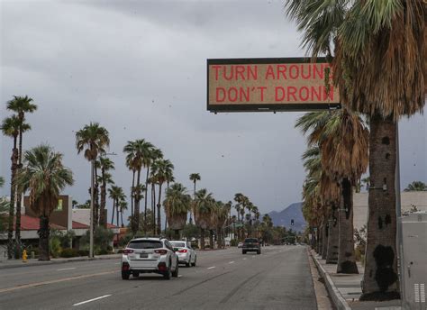 Tropical Storm Hilary arrives in Southern California, Palm Springs area