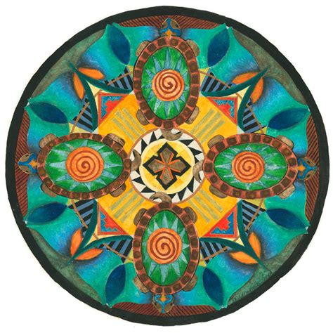 Earth Mandala Print - Mandala Art Plates