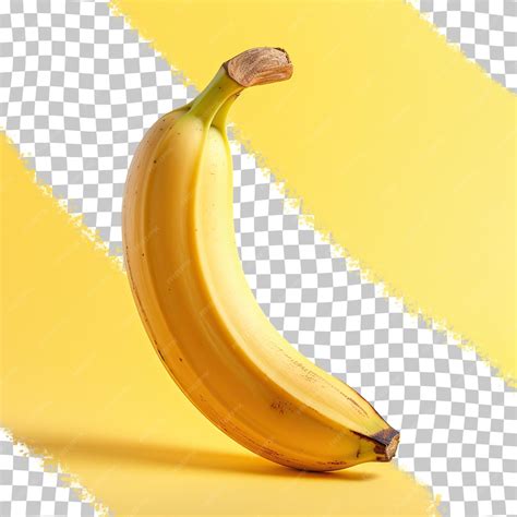 Premium PSD | A banana that is on a yellow background with a yellow ...