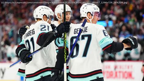 Kraken make playoff debut with win over defending Cup champion Avs ...