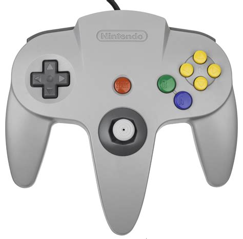File:Nintendo-64-Controller-Gray-Flat.jpg - Wikimedia Commons