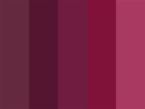 Burgundy and Purple Color Palette