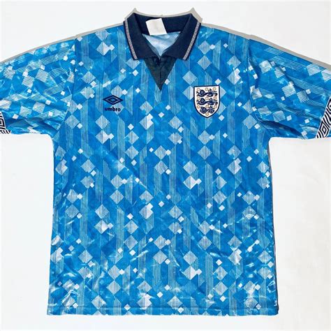 Original England 3rd football shirt from 1990 / 1992... - Depop