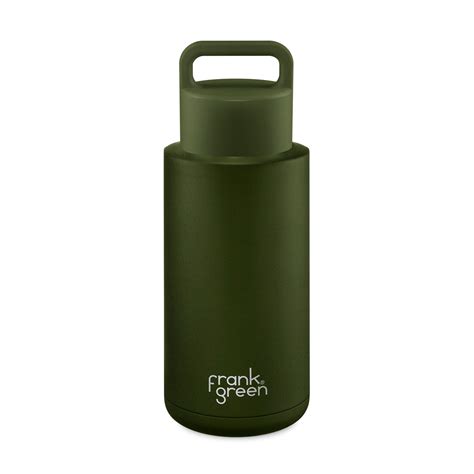 Frank Green 1l Ceramic Grip Bottle Khaki – East Maitland News & Gifts