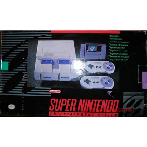 Super Nintendo SNES System Complete in Box For Sale