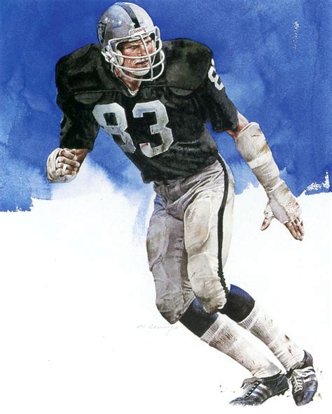 Ted Hendricks, Oakland Raiders. Painting by Merv Corning. Football Artwork, Nfl Football Art ...