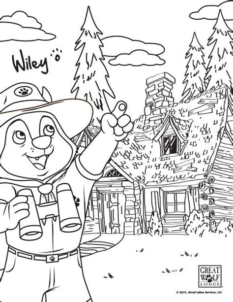 10 Best Great Wolf Lodge Coloring Pages