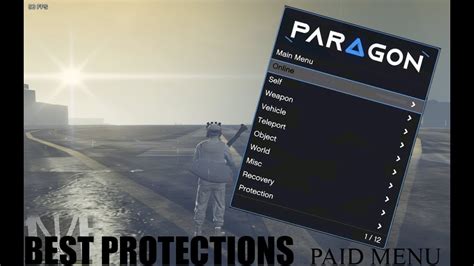 Paragon Mod Menu Showcase (GTA5) - YouTube