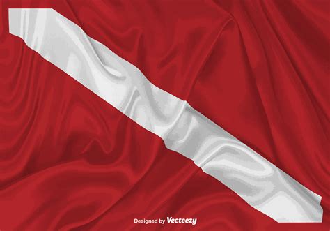 Vector Realistic Dive Flag Illustration 122253 Vector Art at Vecteezy