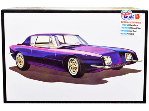 Skill 2 Model Kit 1963 Studebaker Avanti 3 in 1 Kit 1/25 Scale Model ...