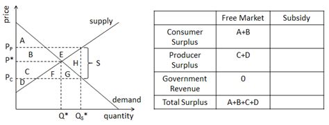 Understanding Subsidy Benefit, Cost, and Market Effect