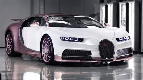 Husband gives pink Bugatti Chiron Sport to his wife - Autoblog