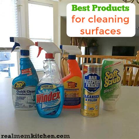 Best Products for Cleaning Surfaces - Real Mom Kitchen