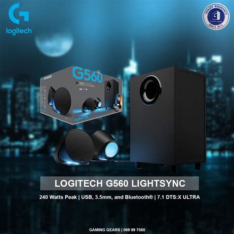 Logitech G560 LIGHTSYNC PC - Gaming Gears - Best Gaming Gears Shop in Town.