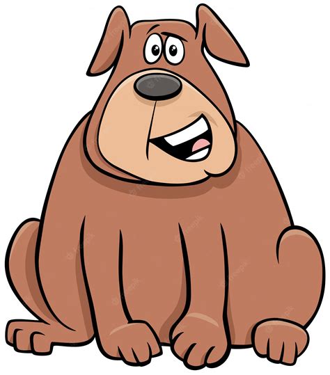 Funny bad dog cartoon Royalty Free Vector Image - Clip Art Library