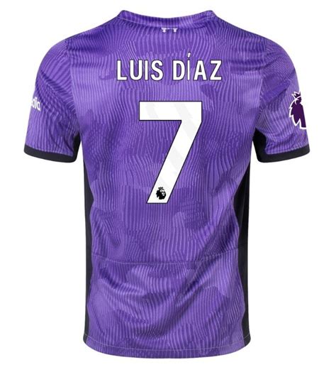 Luis Diaz 23/24 Liverpool Third Jersey - SoccerArmor