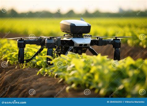 Precision Farming with Drones: Technology in Agriculture Stock ...