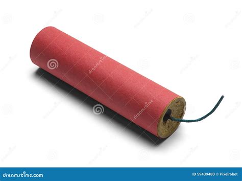 Stick of Dynamite stock photo. Image of bombing, blank - 59439480