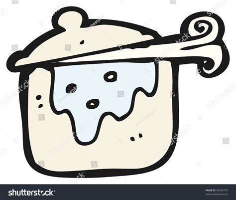 Cartoon Cooking Pot Stock Photo 95453773 : Shutterstock