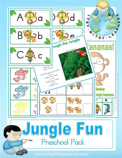 Click on DOWNLOAD to access PDF! | kids toddler 2 pre-k | Preschool jungle, Jungle preschool ...