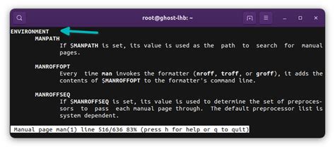 Understanding the man pages in Linux