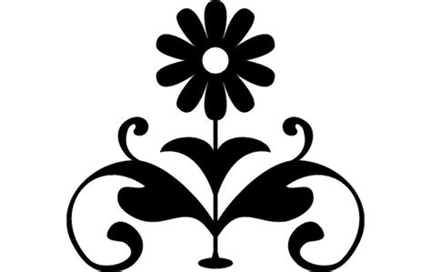 Flower 3 dxf File Free Download - 3axis.co | Vector free, Dxf, Vector art