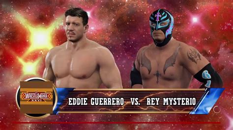 WWE 2K17 Eddie Guerrero vs Rey Mysterio - YouTube