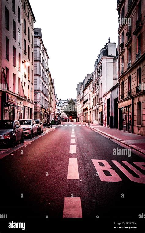 Typical Paris street scene. Paris, France Stock Photo - Alamy