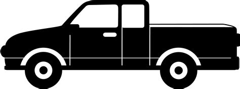 Pickup Truck And Trailer Clipart