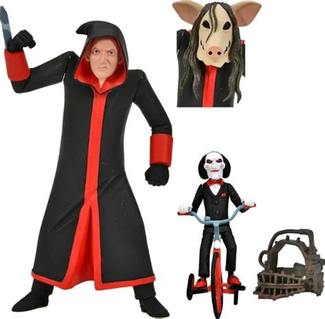 SAW TOONY TERRORS Figure Jigsaw Killer & Billy Tricycle +Pig Mask Box Set NECA EUR 59,99 ...