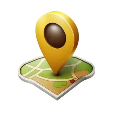 a map with a pin on it that is pointing to the location where you are
