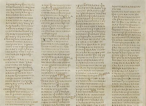 The Codex Sinaiticus