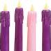 Battery Operated Advent Taper Candle Set